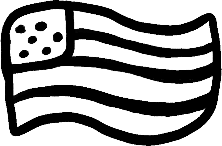Illustrated flag